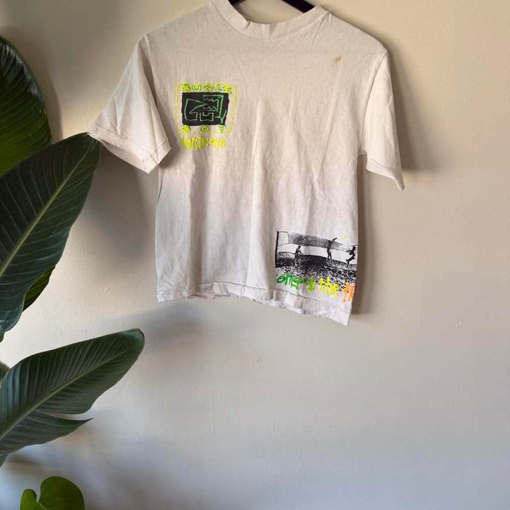 Vintage 80s Bugle Boy Surf Graphic T-Shirt